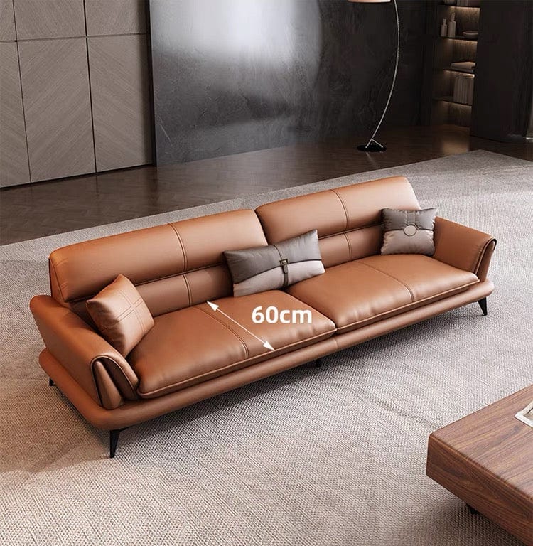 Home Atelier Eton Genuine Cowhide Leather Sofa