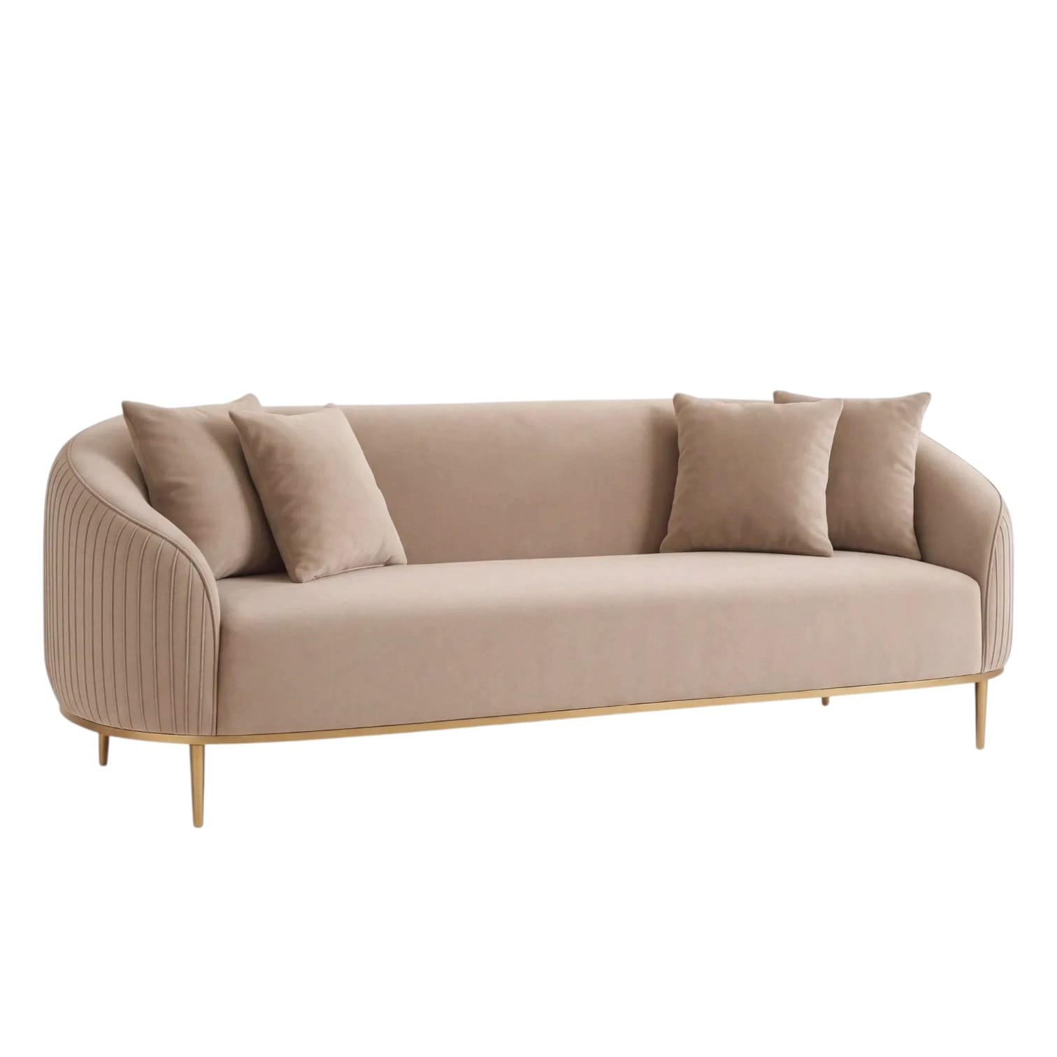 Home Atelier Eugenie Velvet Curve Sofa