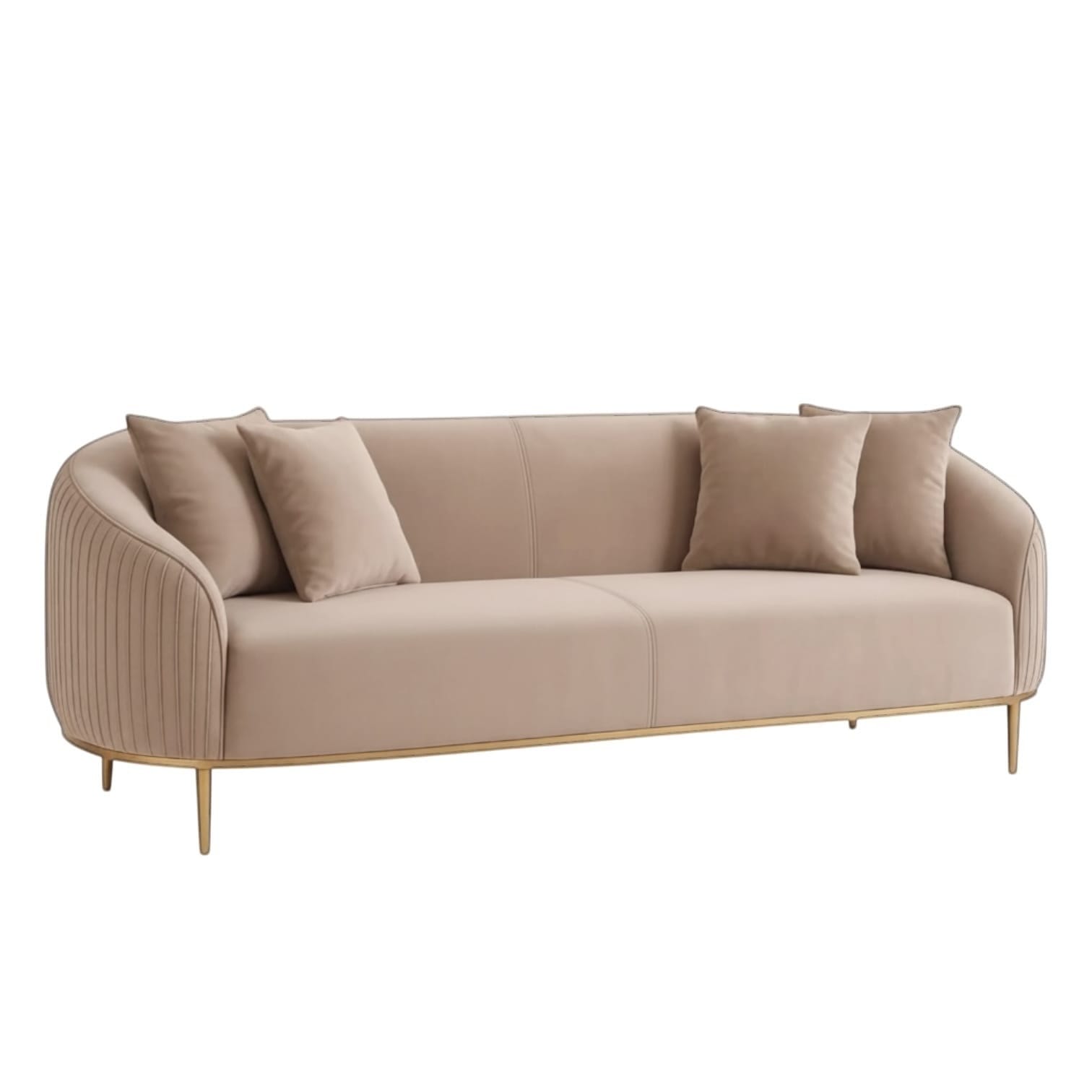 Home Atelier Eugenie Velvet Curve Sofa