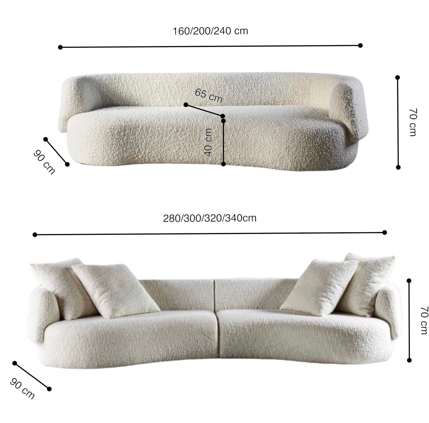 Home Atelier Evan Curve Sofa