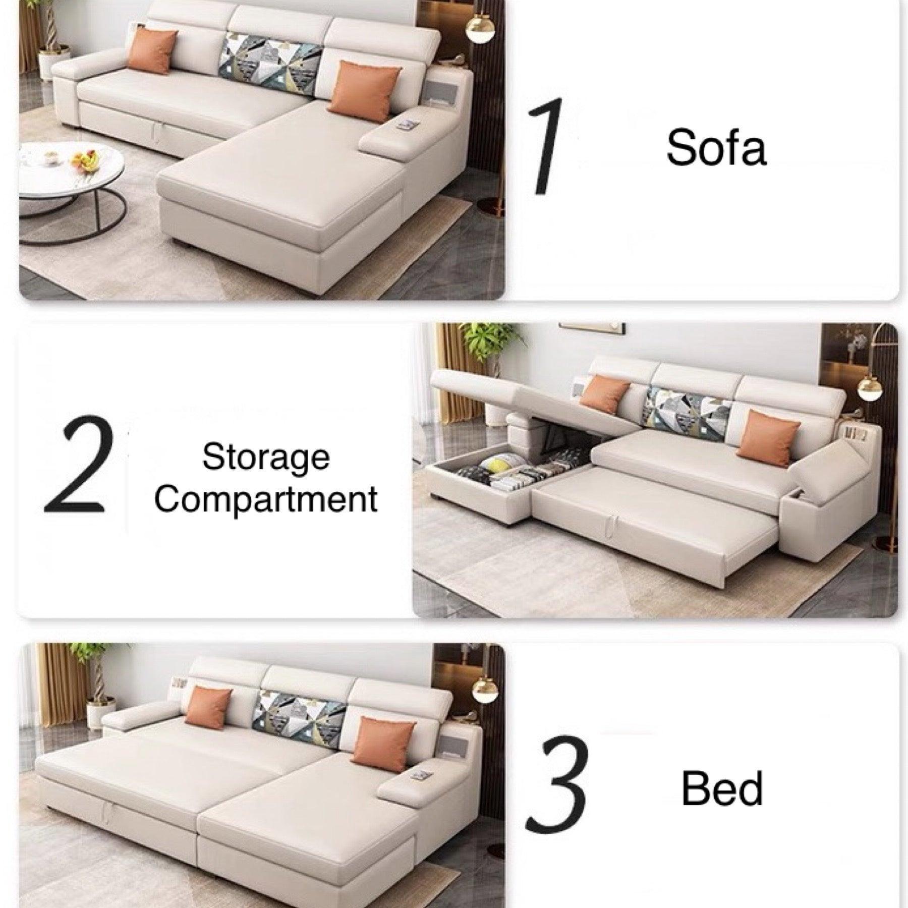 home-atelier-f31a Allson Sectional Sofa Bed