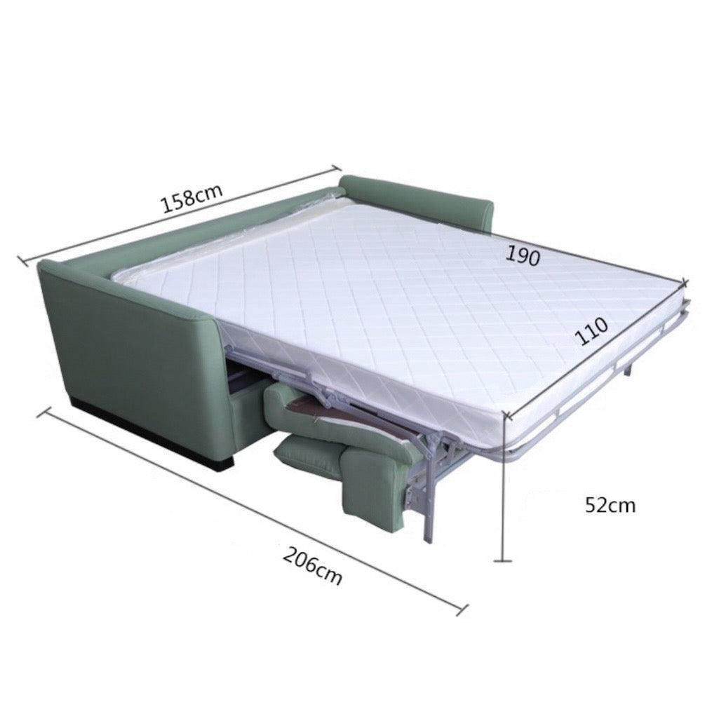 home-atelier-f31a Anthonia Foldable Sofa Bed with Mattress