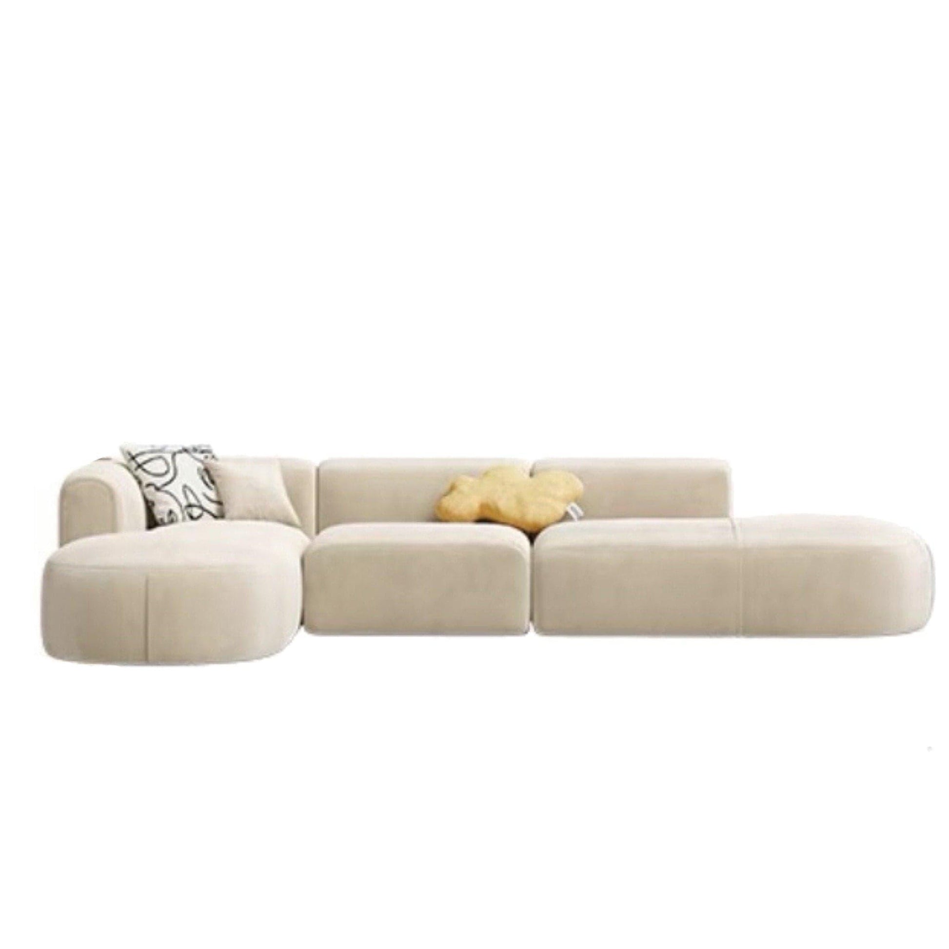 home-atelier-f31a Auri Sectional Scratch Resistant Sofa