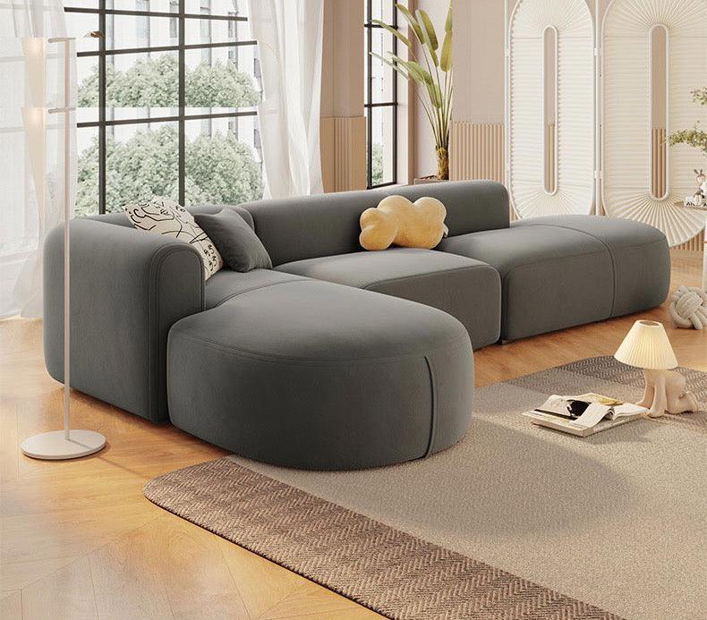 home-atelier-f31a Auri Sectional Scratch Resistant Sofa