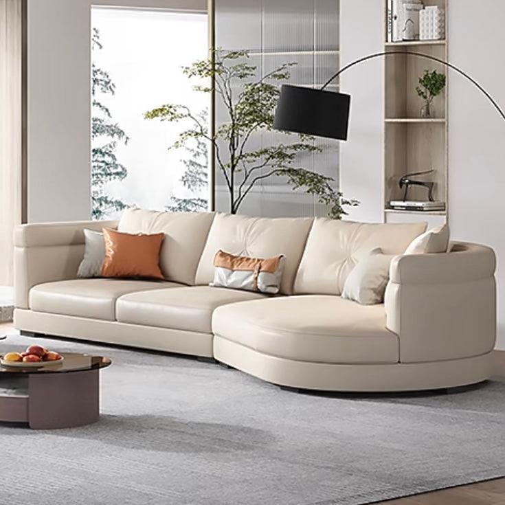 Corner Rounded Chaise Bax Designer Sectional Round Chaise Sofa – Home Atelier