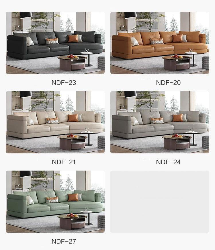 home-atelier-f31a Baxter Designer Sectional Round Chaise Sofa