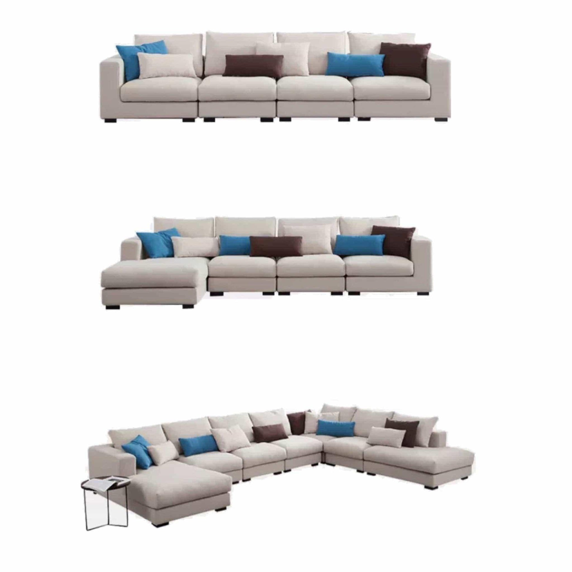 home-atelier-f31a Bellini Sectional L-shape Corner Seat Sofa