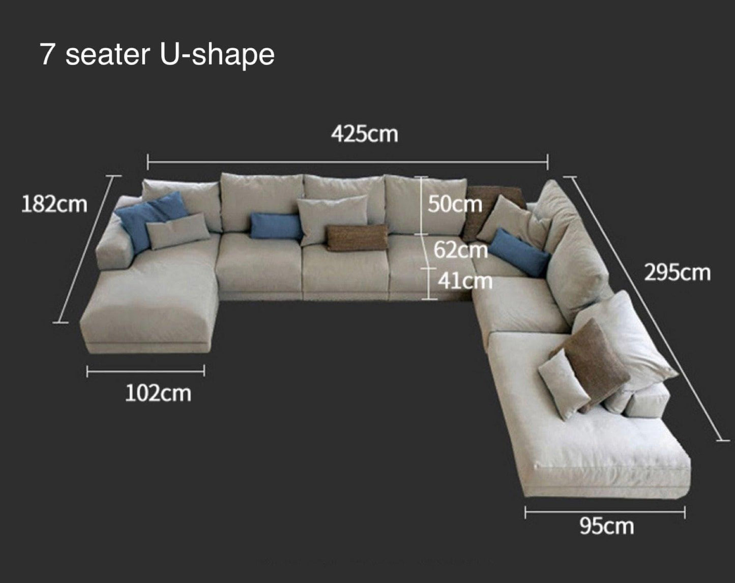 home-atelier-f31a Bellini Sectional L-shape Corner Seat Sofa