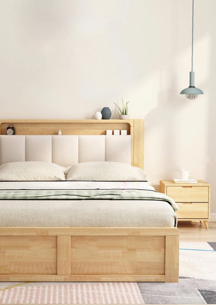 home-atelier-f31a Benjamin Storage Wooden Bed Frame