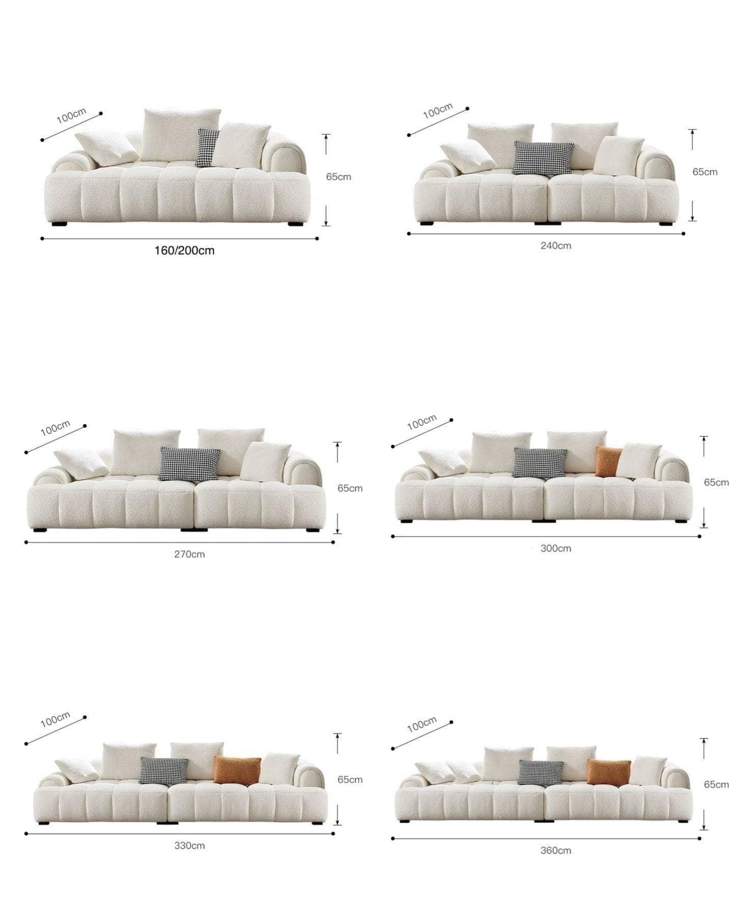 home-atelier-f31a Camila Performance Boucle Sectional Sofa