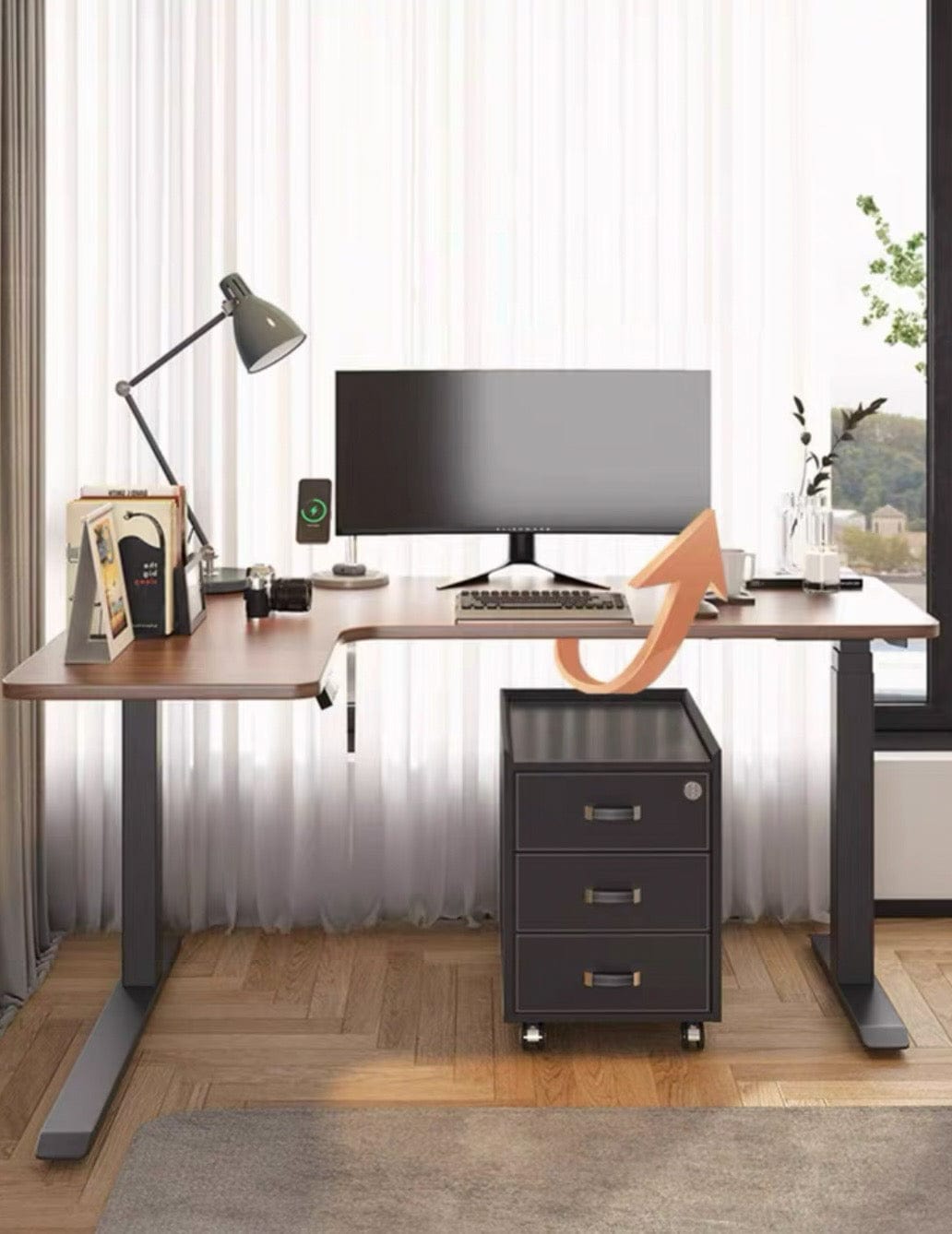 home-atelier-f31a Enzo Extendable Study Table