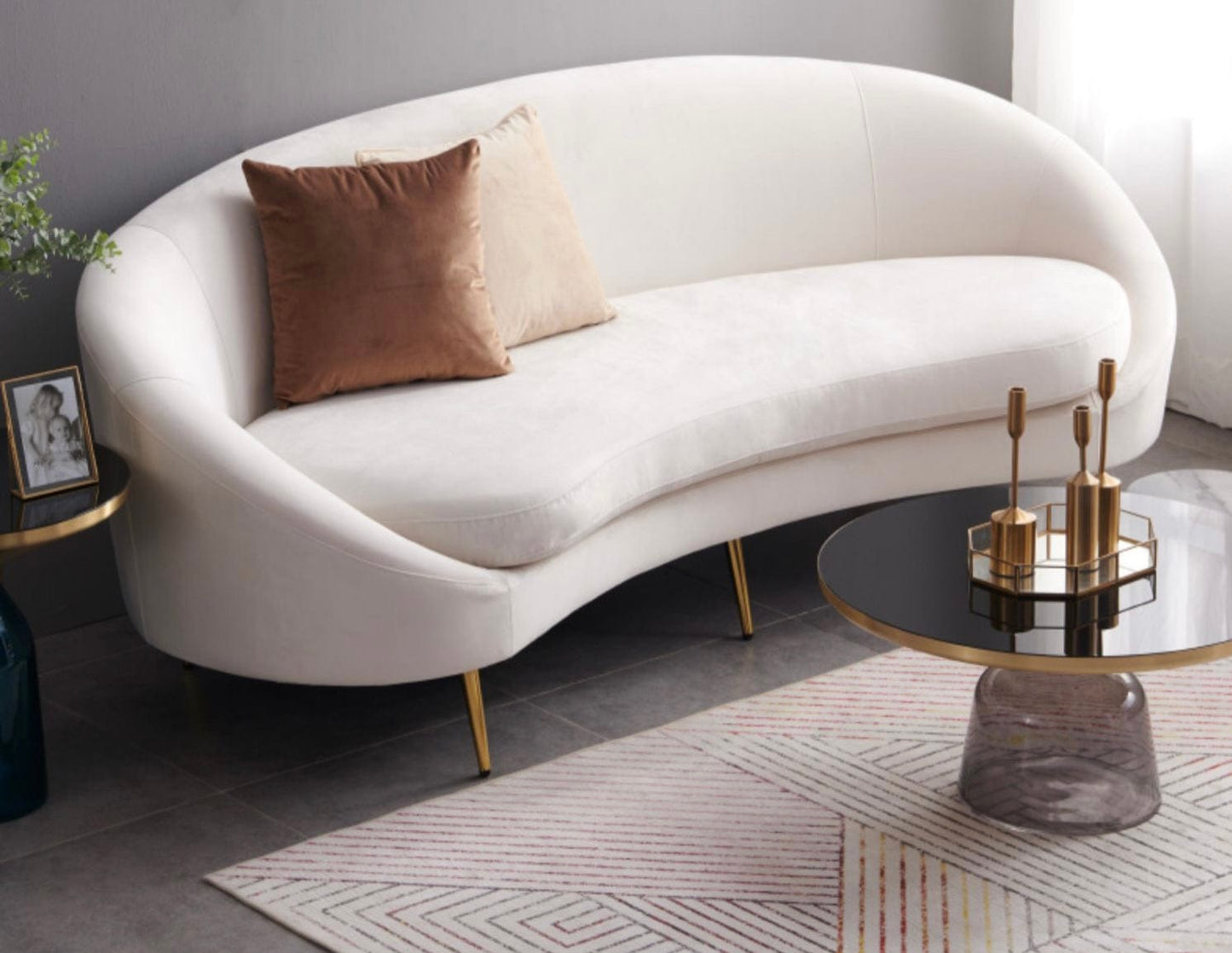 home-atelier-f31a Lorraine Curve Sofa