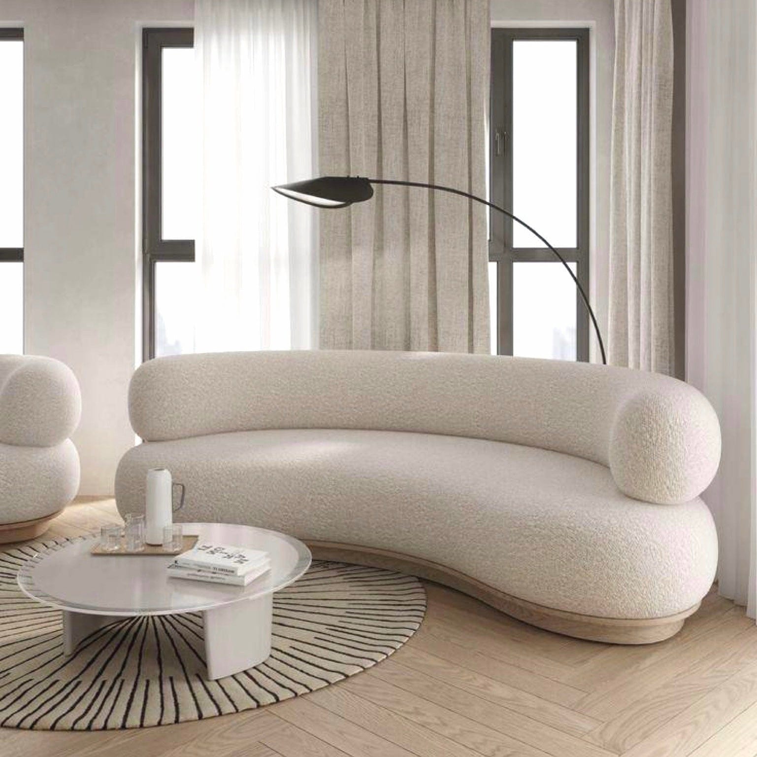 home-atelier-f31a Lucifer Curve Sofa