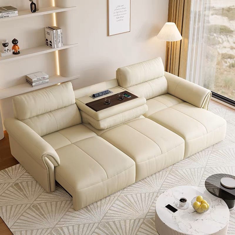 home-atelier-f31a Maca Electric Leather Sofa Bed