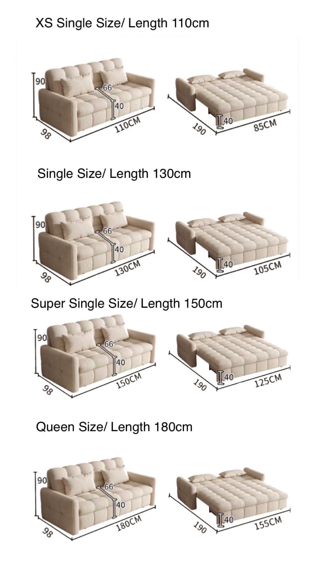 home-atelier-f31a Megan Electric Sofa Bed