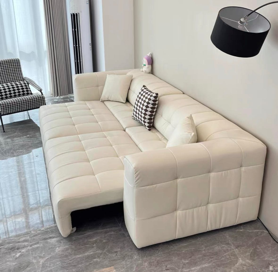 home-atelier-f31a Mercier Boucle Electric Sofa Bed