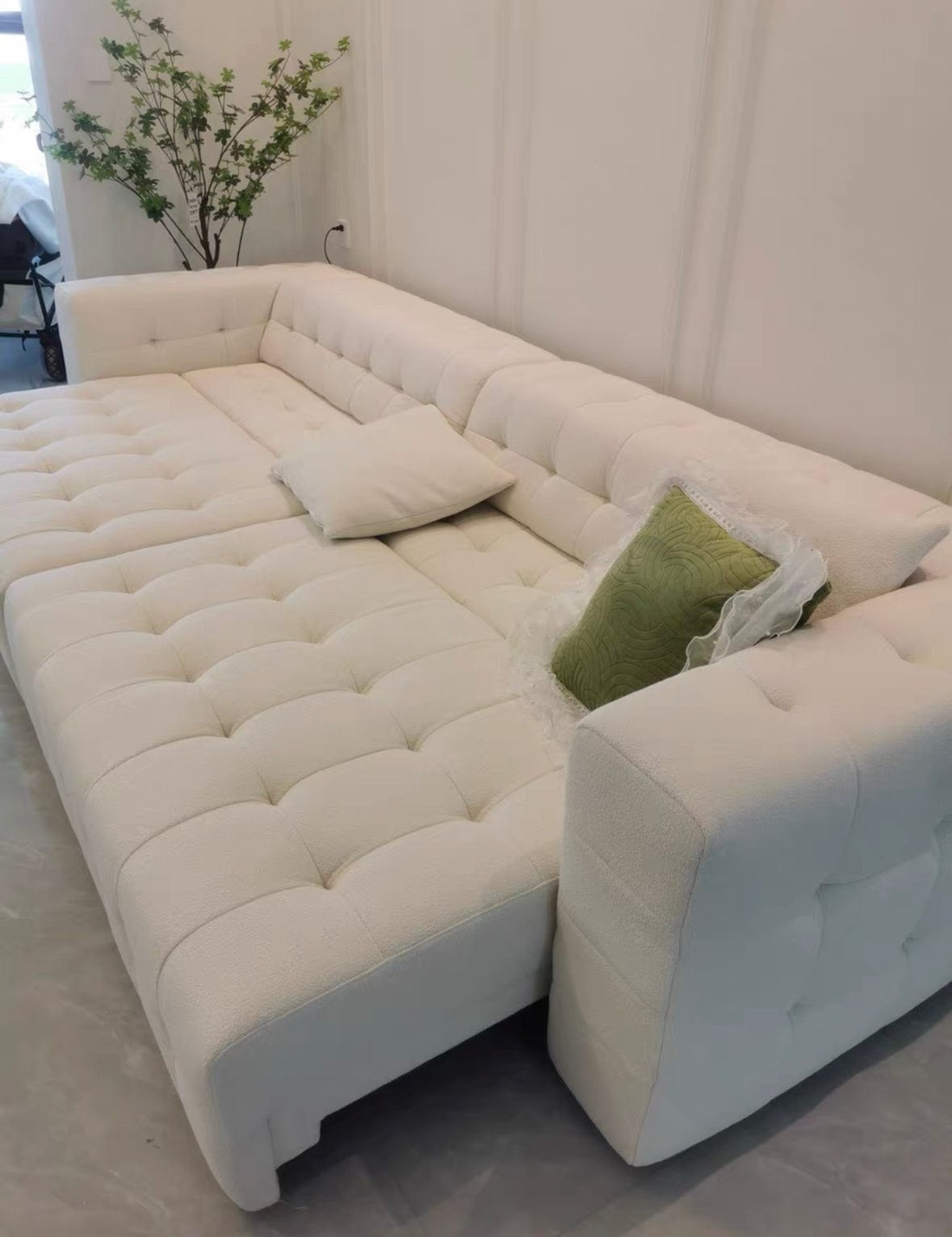 home-atelier-f31a Mercier Boucle Electric Sofa Bed