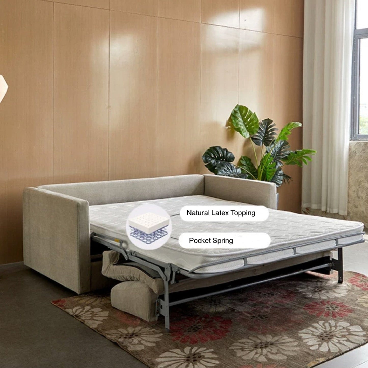 home-atelier-f31a Mitchell Foldable Sofa Bed