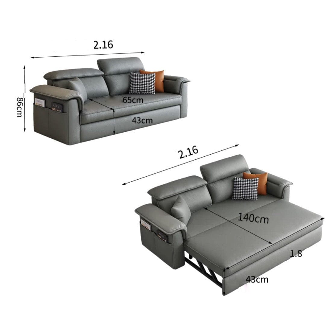 Noelle Scratch Resistant Sofa Bed