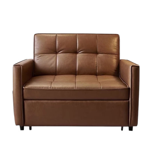 Home Atelier Fanaco Pull-out Genuine Leather Sofa Bed