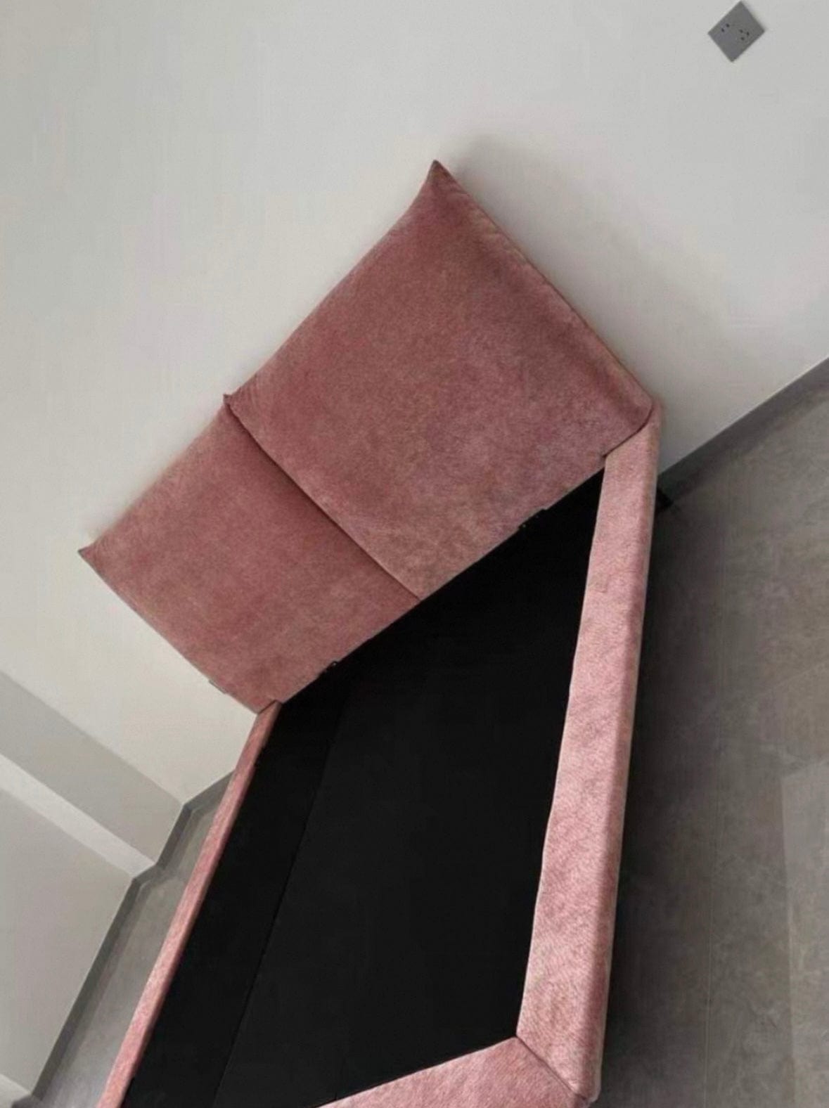 Home Atelier Faye Scratch Resistant Floating Bed Frame with LED Base Lighting
