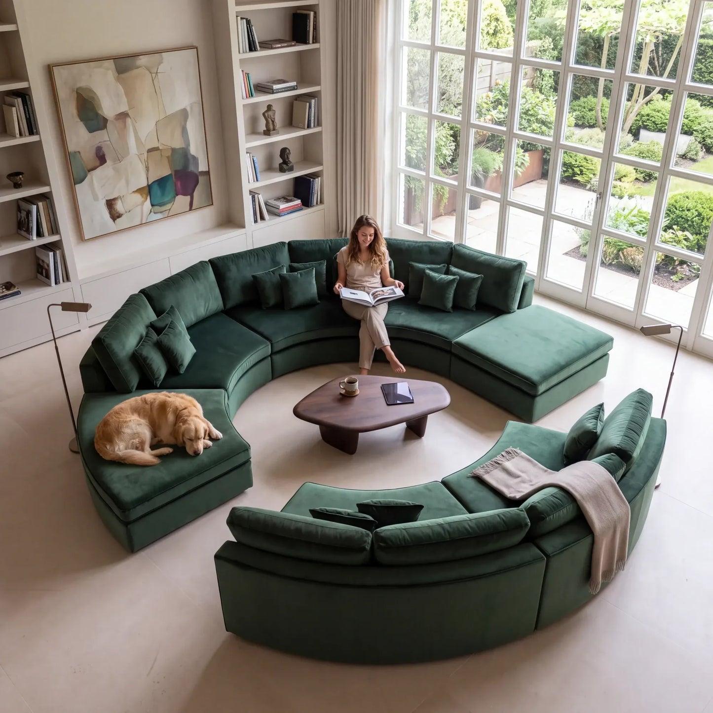 Home Atelier Flenn Curve Sofa