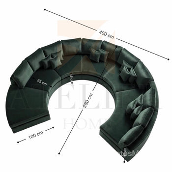 Home Atelier Flenn Curve Sofa