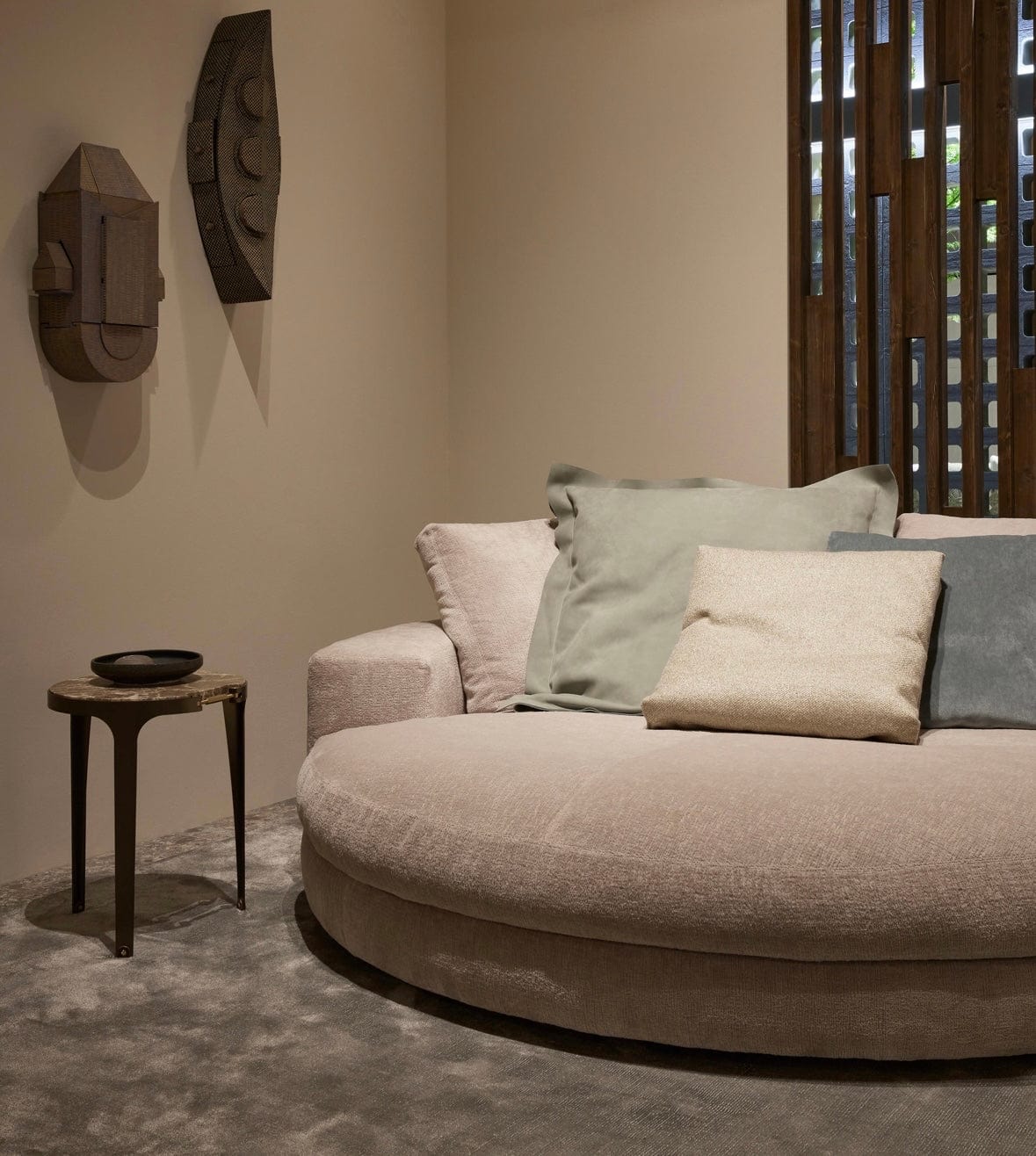 Home Atelier Frances Boucle Sectional Sofa