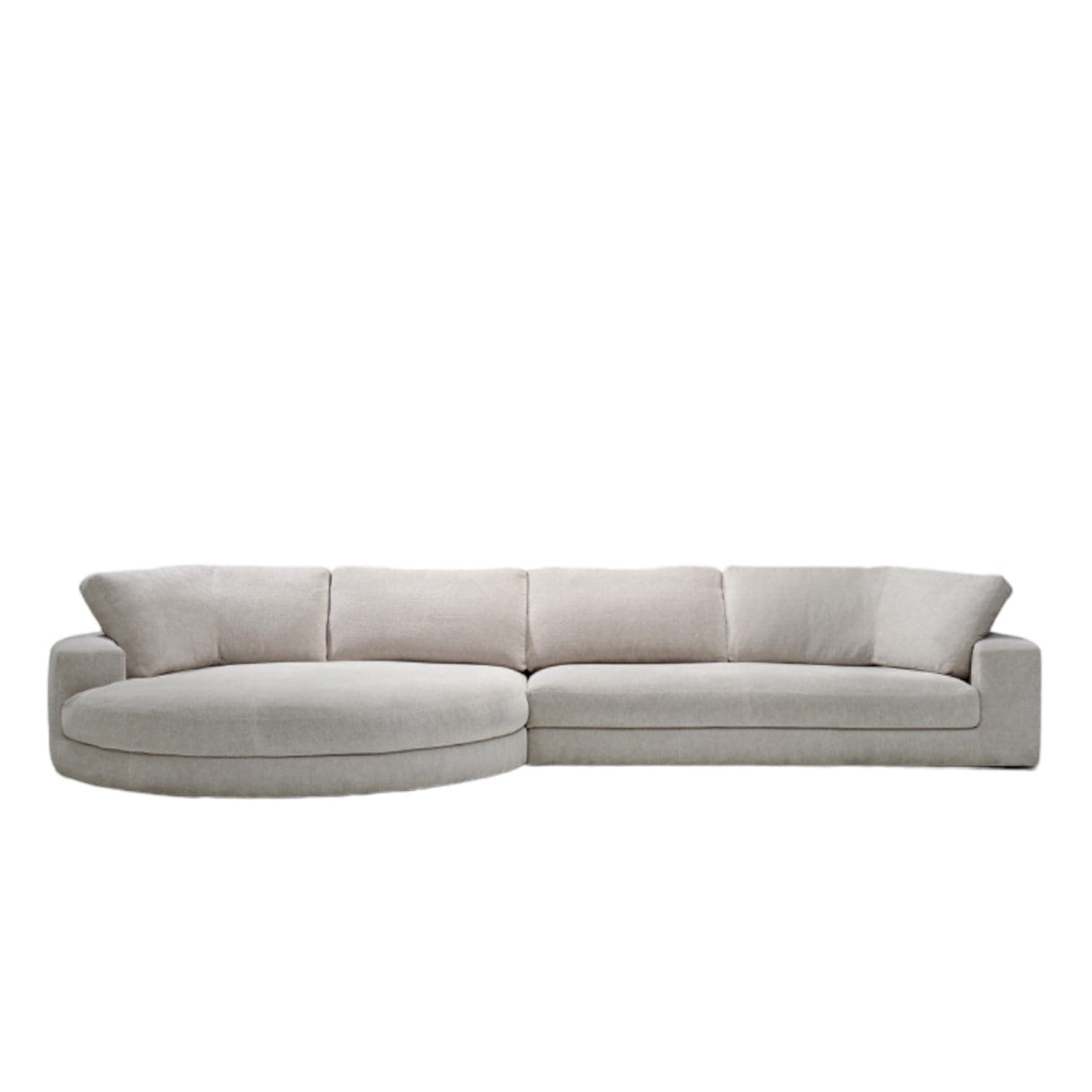 Home Atelier Frances Boucle Sectional Sofa