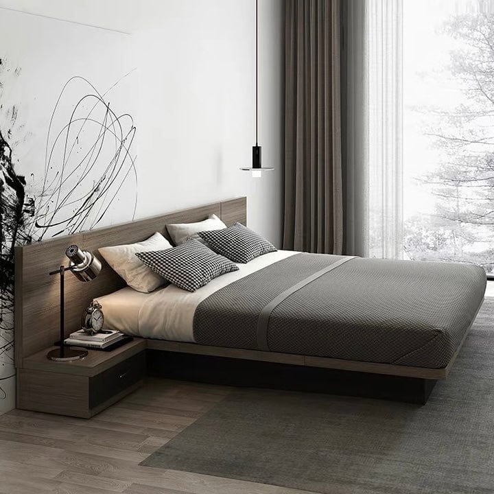 Home Atelier Frances Wooden Storage Bed Frame