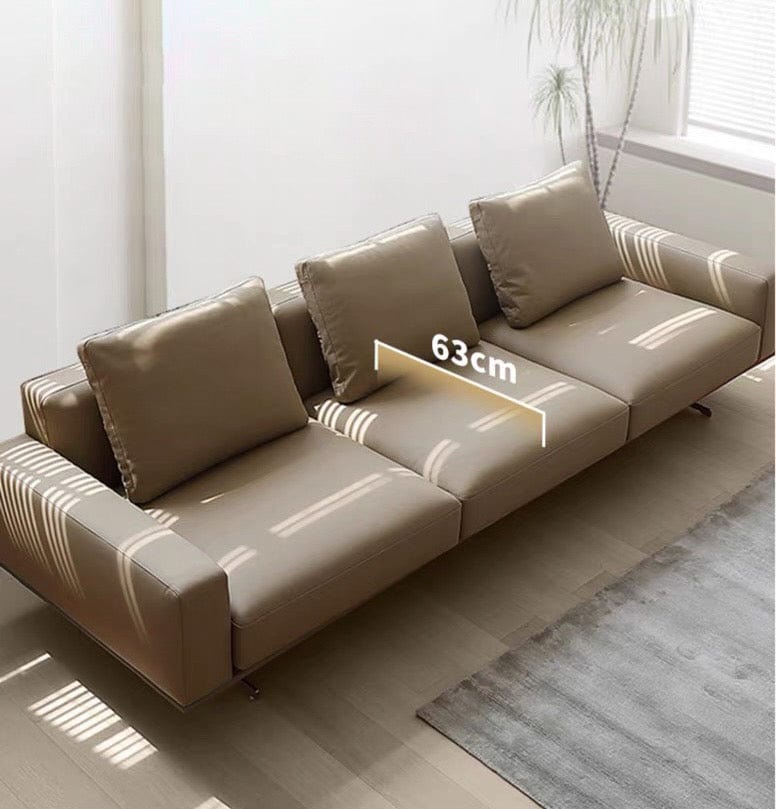 Home Atelier Freco Genuine Cowhide Leather Sofa