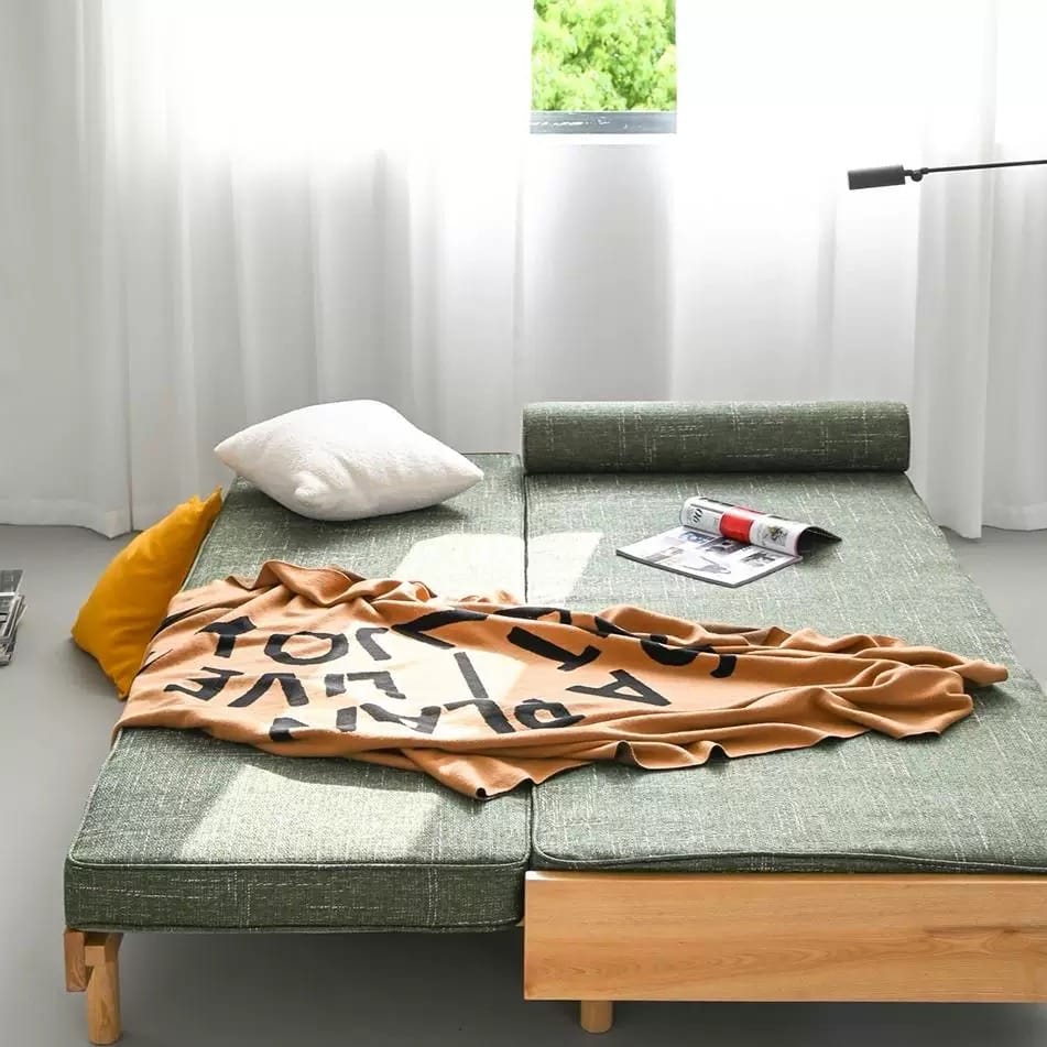 Home Atelier Freddie Pull-out Wooden Sofa Bed (Copy 2)