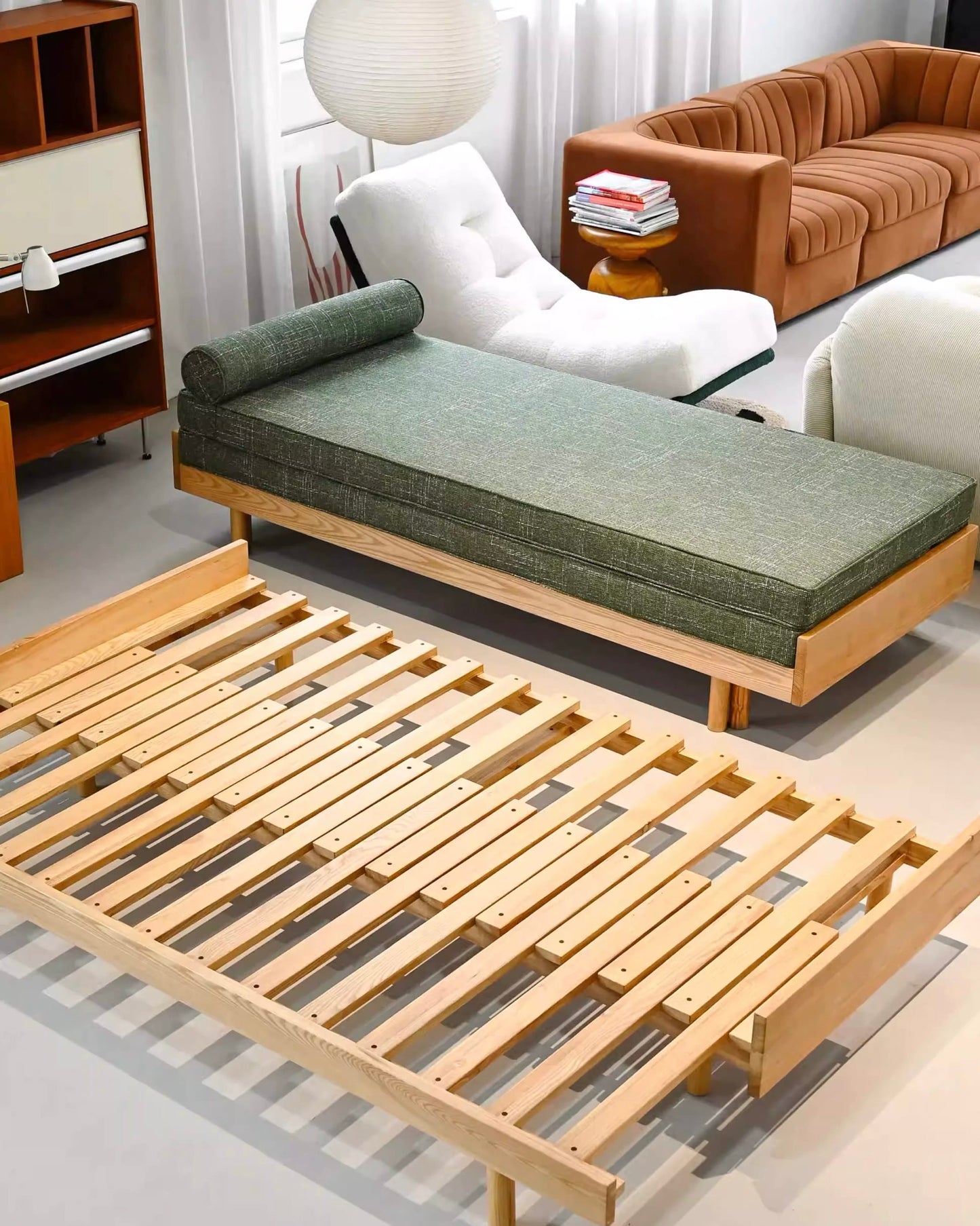 Home Atelier Freddie Pull-out Wooden Sofa Bed (Copy 2)