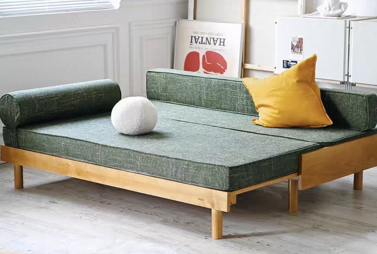 Home Atelier Freddie Pull-out Wooden Sofa Bed (Copy 2)