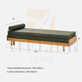 Home Atelier Freddie Pull-out Wooden Sofa Bed (Copy 2)