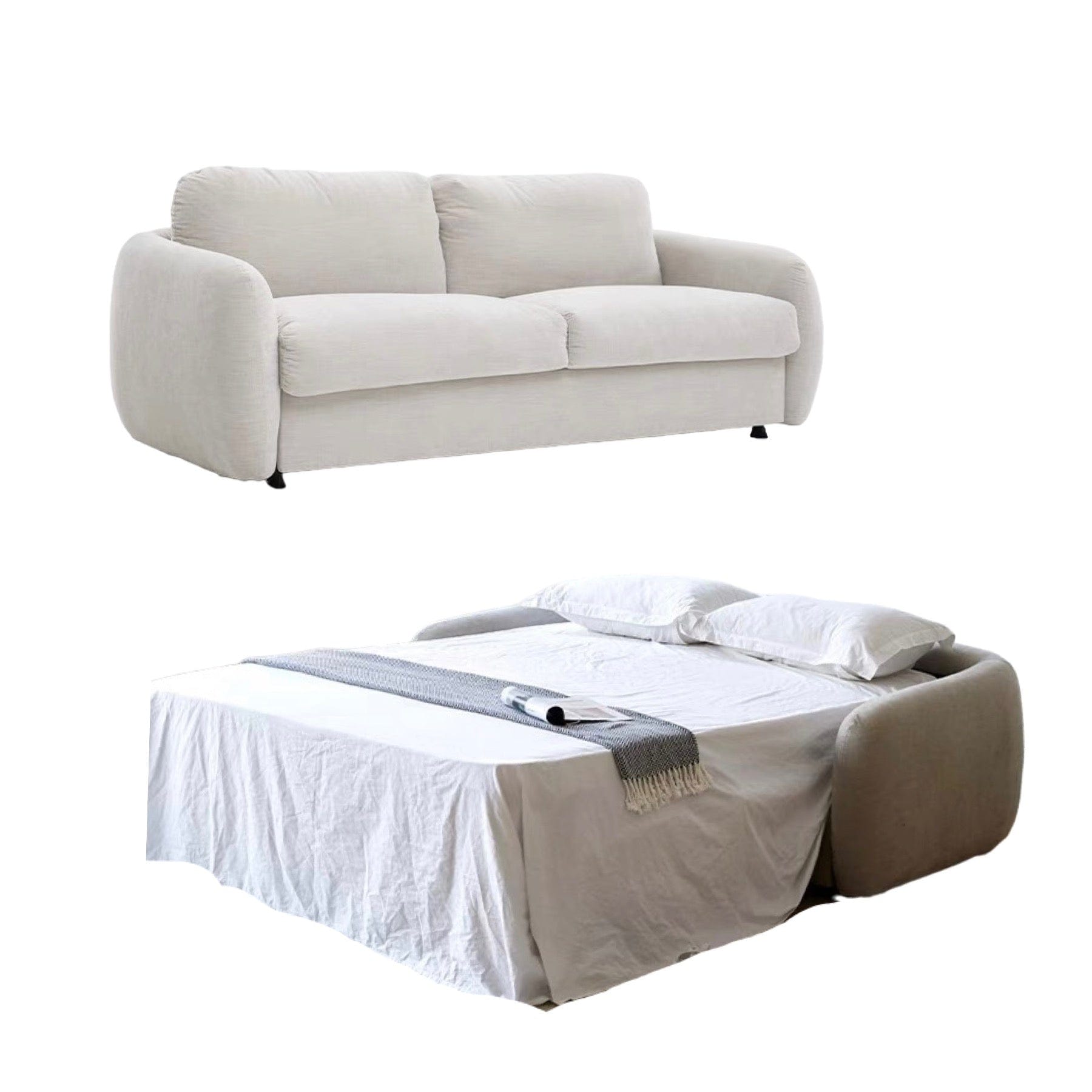 Home Atelier Gabriela Velvet Foldable Sofa Bed
