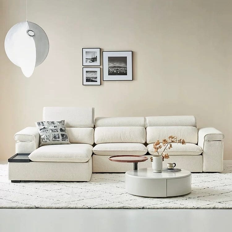 Home Atelier Gianna Sectional Sofa with Adjustable Headrest