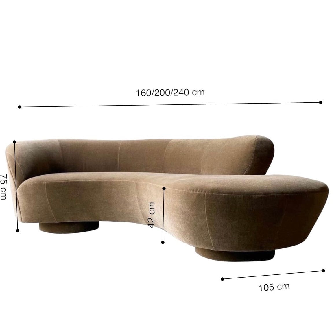 Home Atelier Gino Curve Sofa