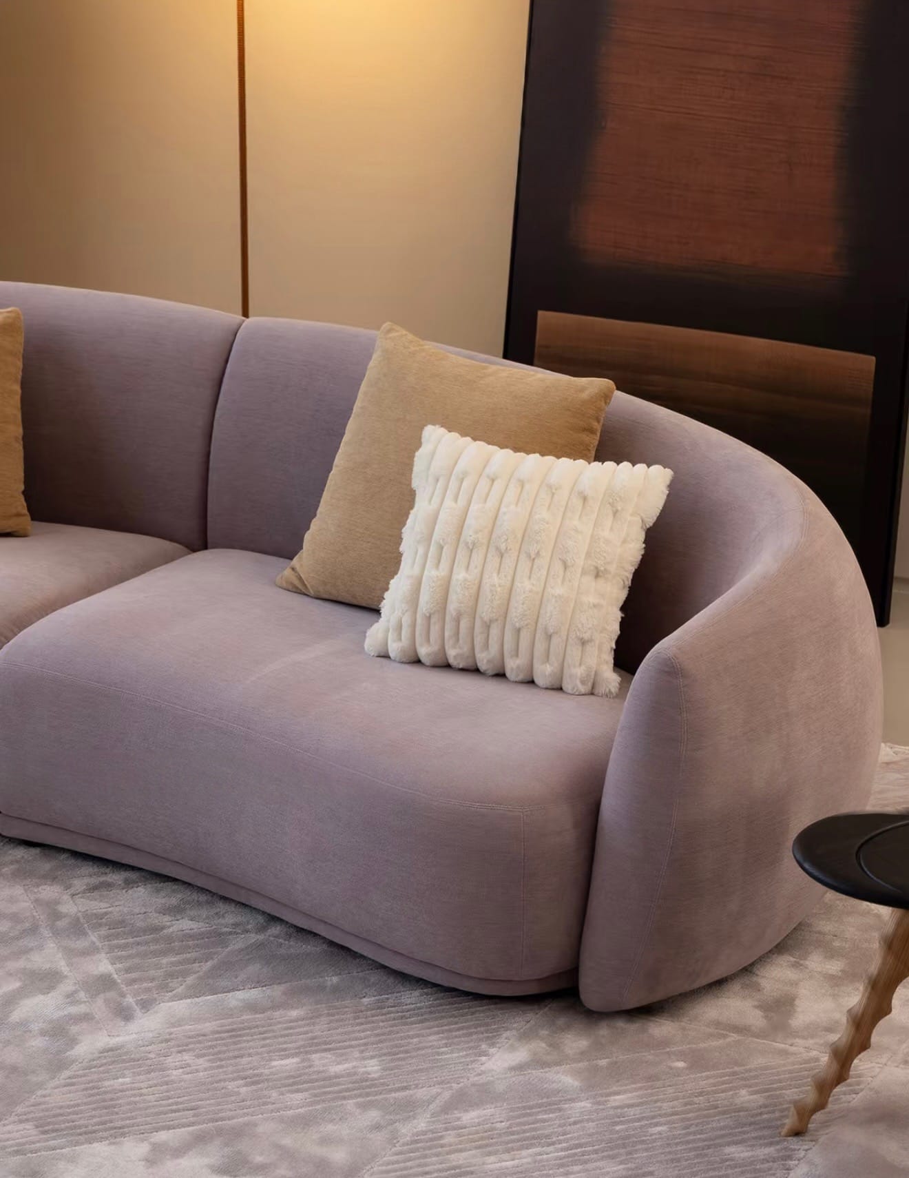 Home Atelier Giselle Performance Boucle Curve Sofa