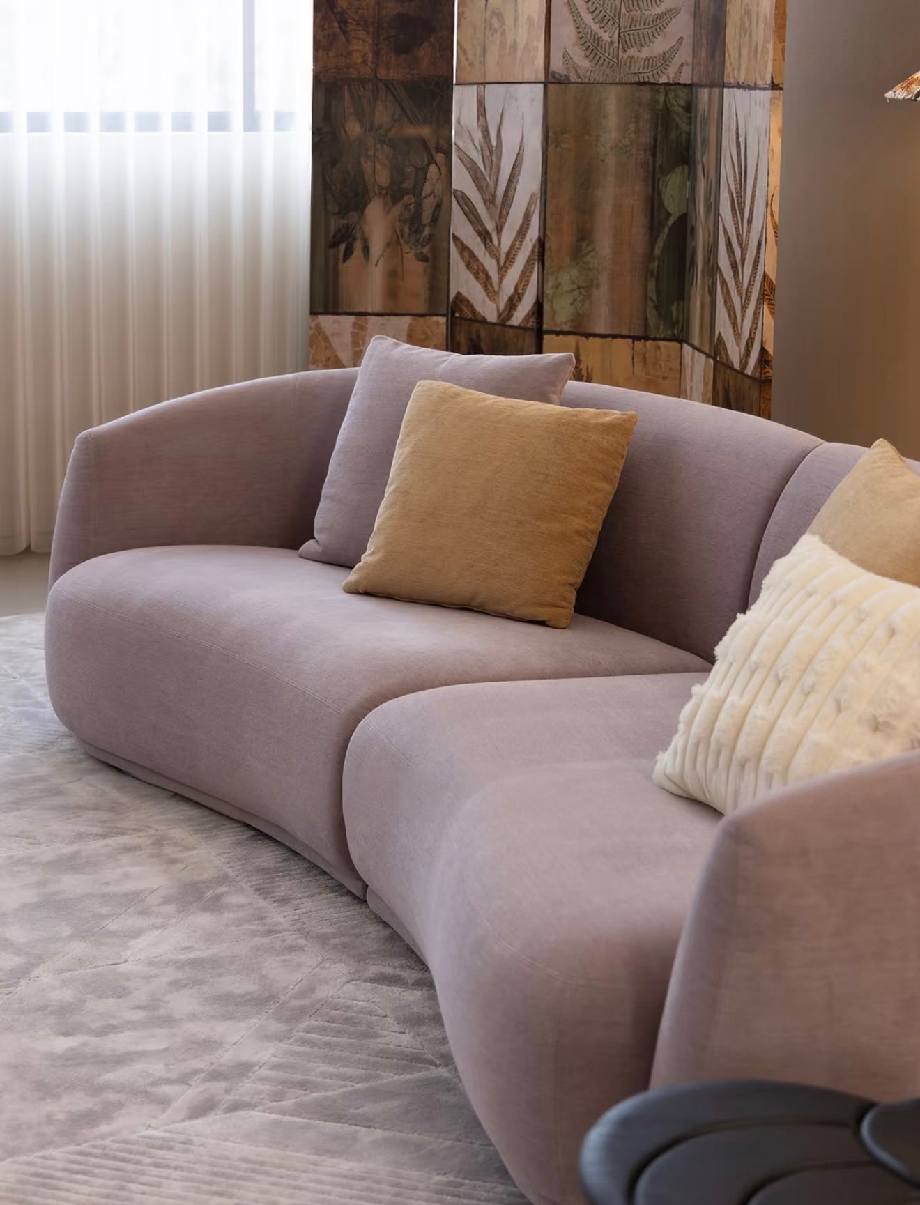 Home Atelier Giselle Performance Boucle Curve Sofa