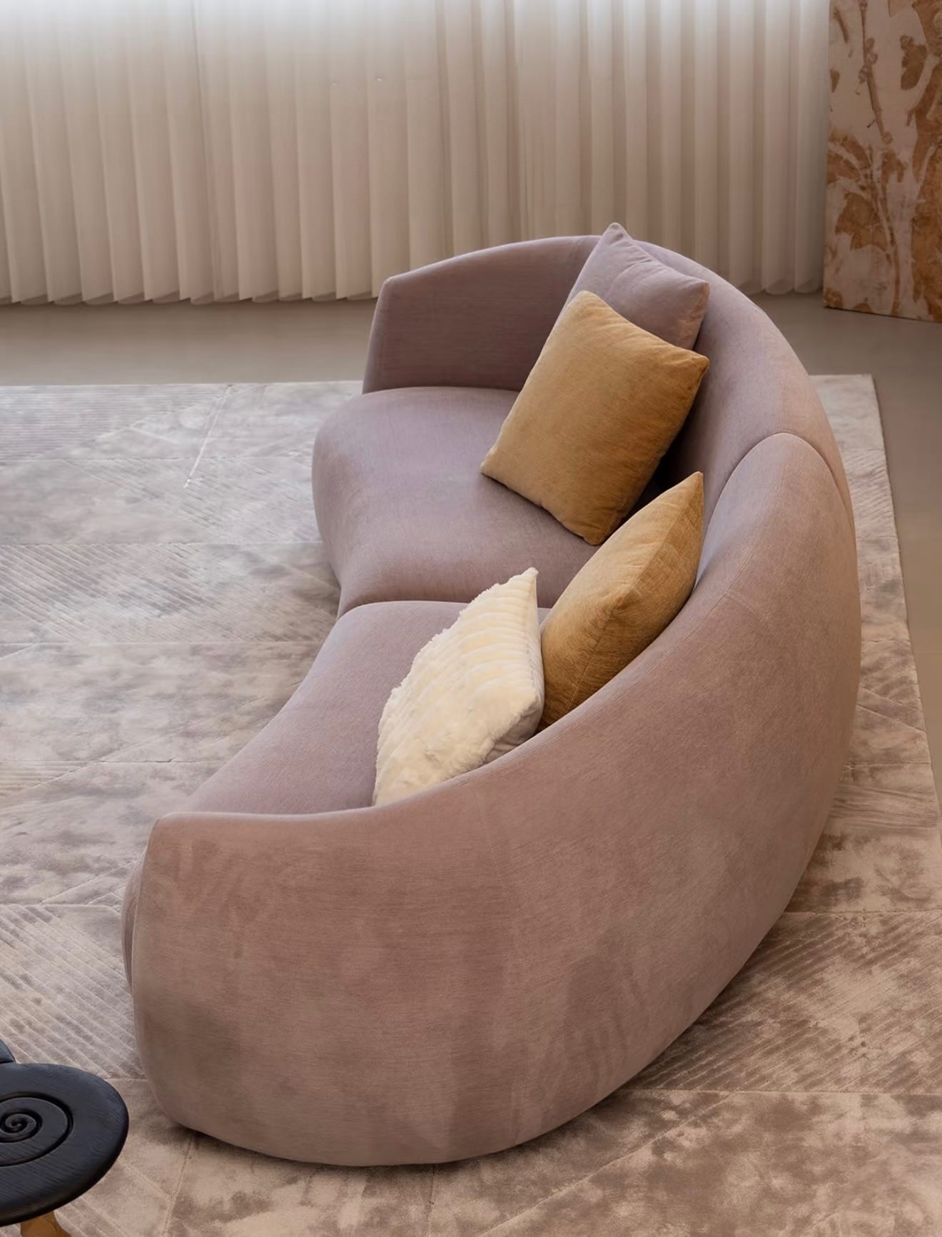 Home Atelier Giselle Performance Boucle Curve Sofa