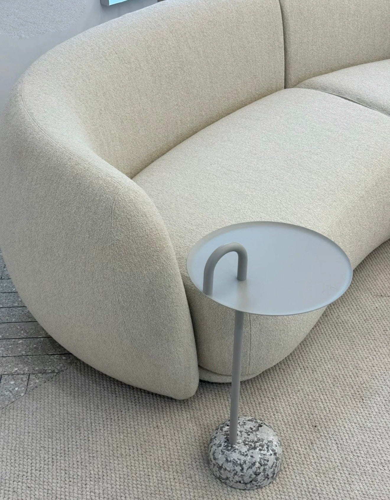 Home Atelier Giselle Performance Boucle Sectional Curve Sofa