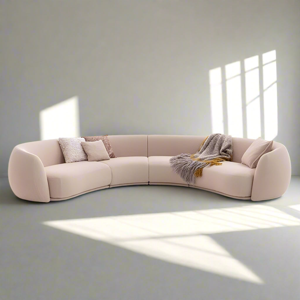 Home Atelier Giselle Sectional Curve Sofa