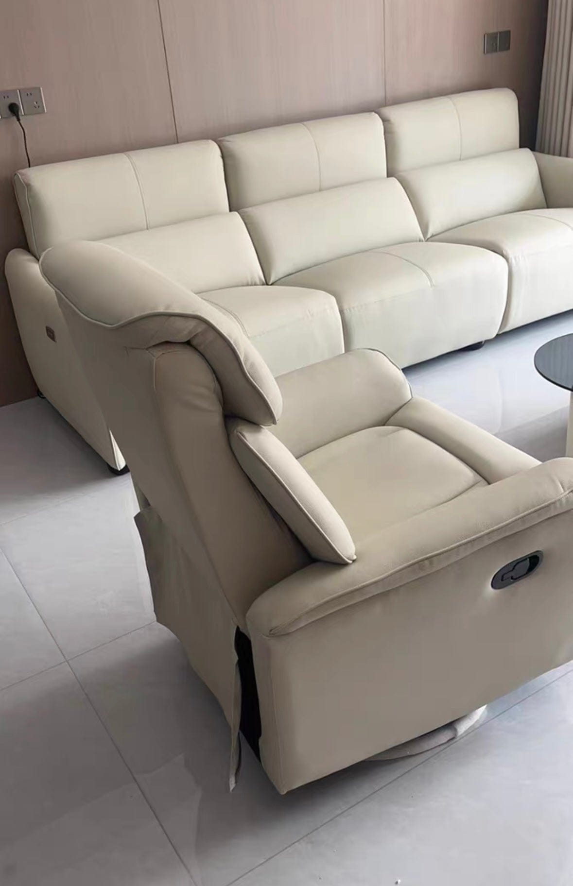 Home Atelier Grecian Electric Recliner Sofa