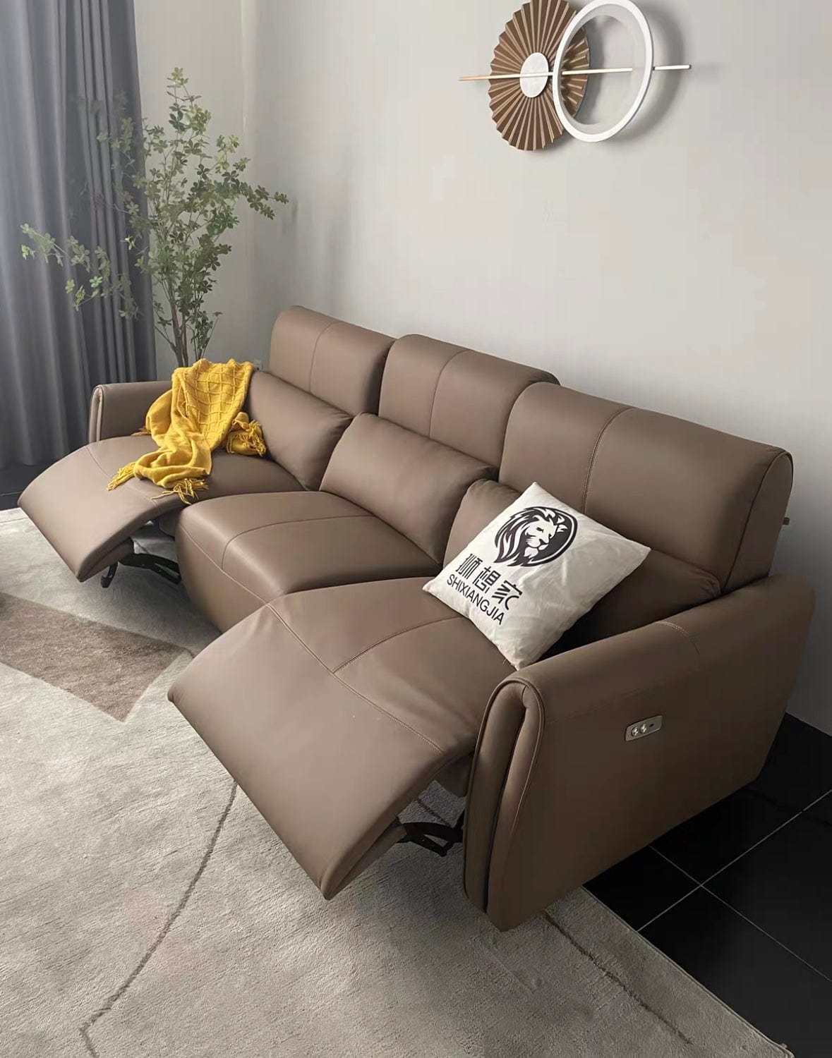 Home Atelier Grecian Electric Recliner Sofa