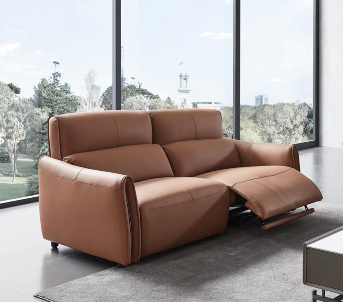 Home Atelier Grecian Electric Recliner Sofa