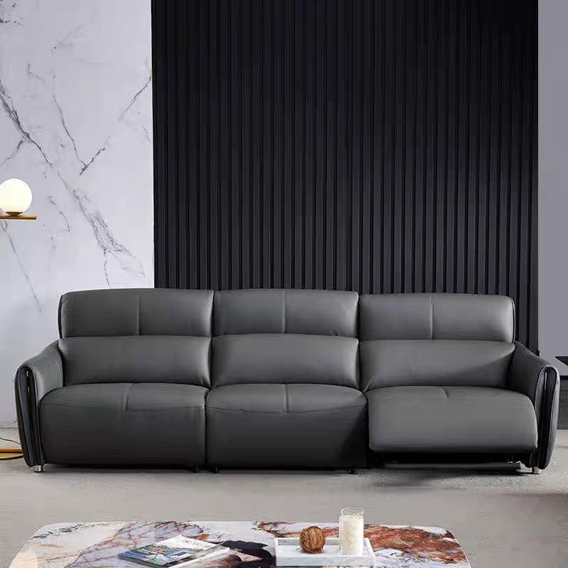 Home Atelier Grecian Leather Electric Recliner Sofa