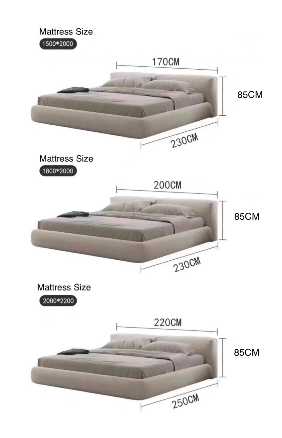 Home Atelier Gredell Scratch Resistant Bed Frame