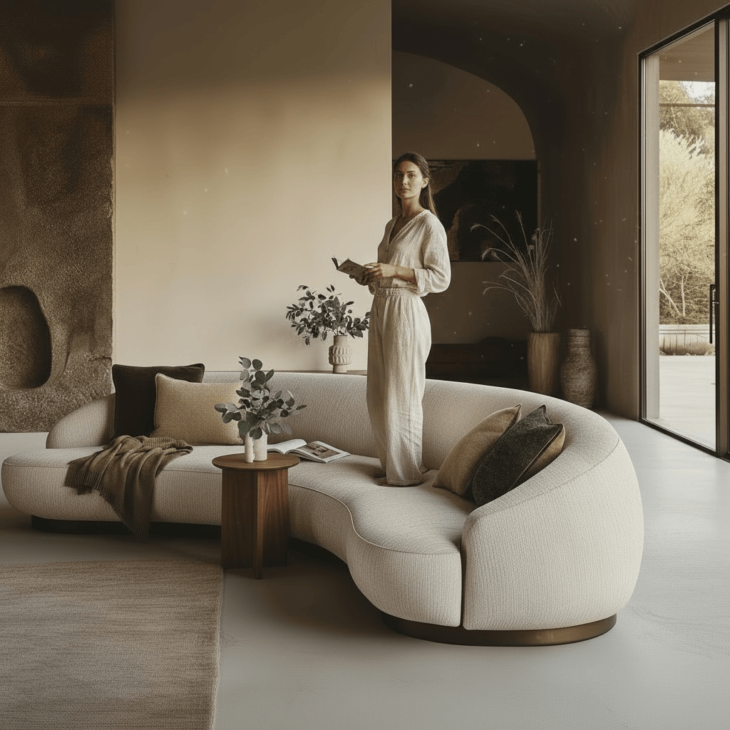 Home Atelier Greg Performance Boucle Curve Sofa (Copy 2)