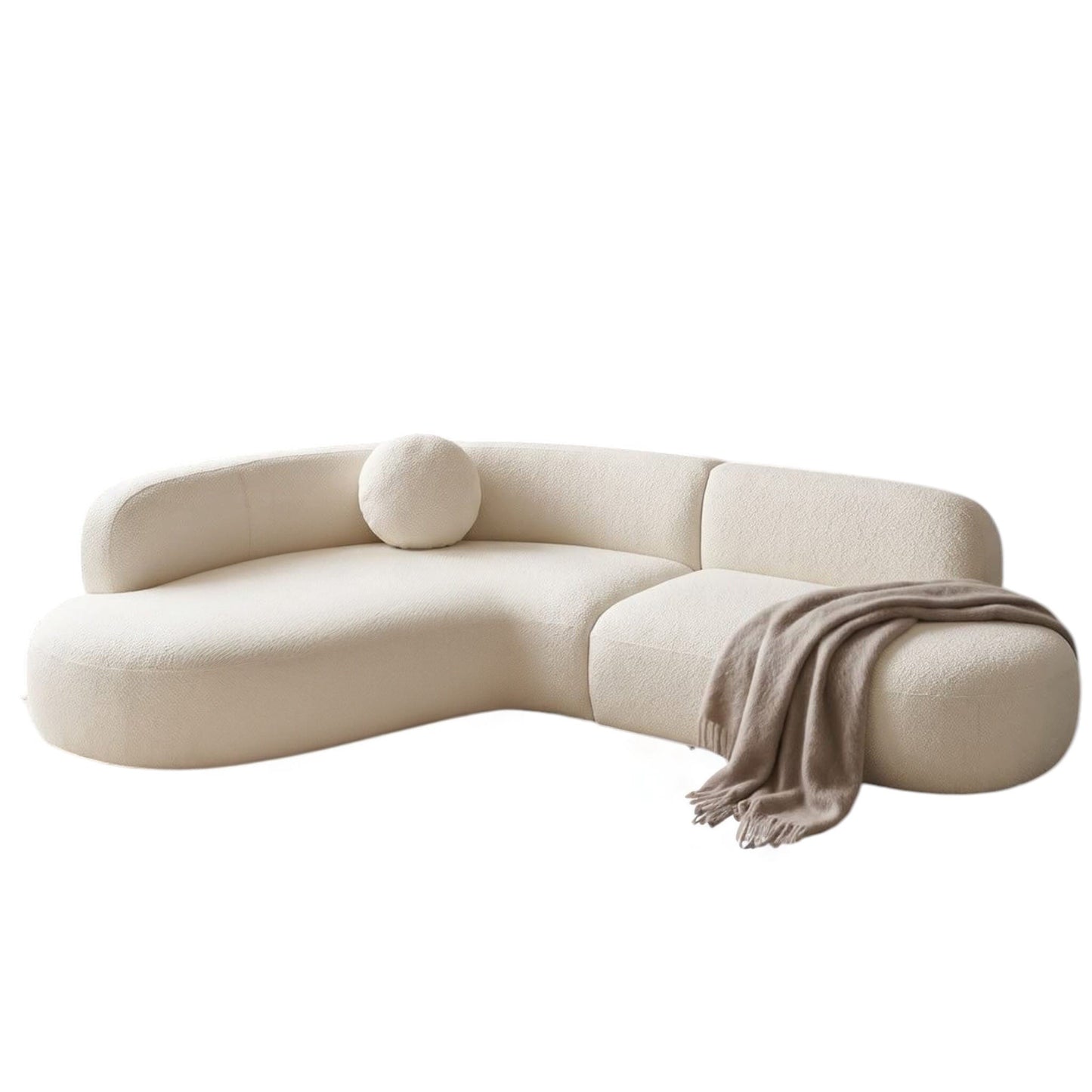 Home Atelier Greta Performance Boucle Curve Sofa